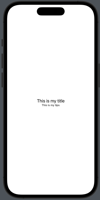 SwiftUI preview